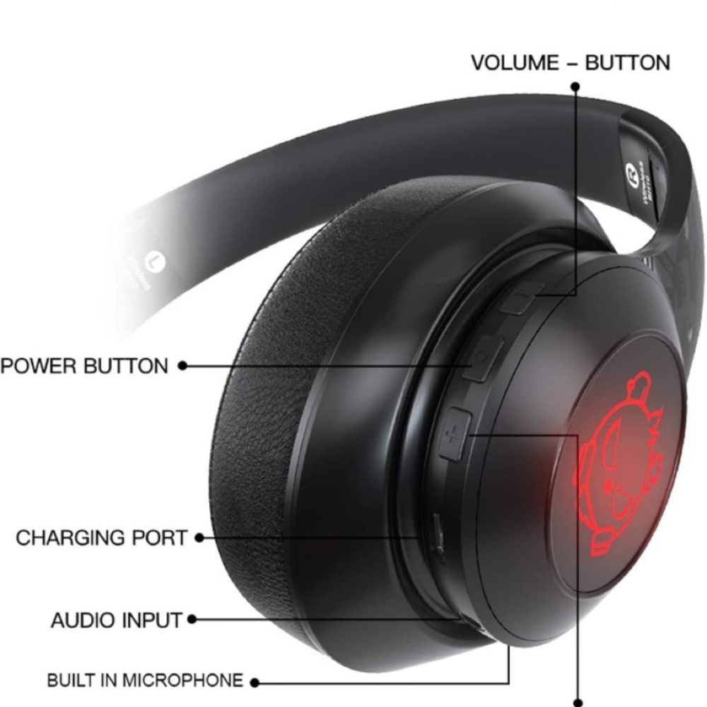 Anger bear Bluetooth headphones
